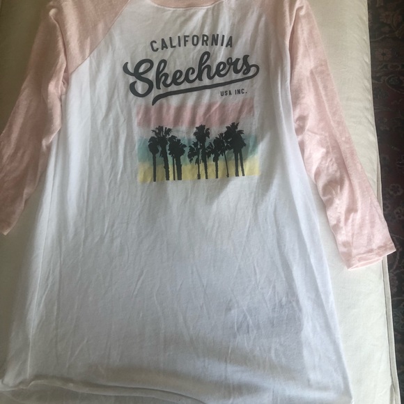 Skechers USA California Baseball Jersey.  EUC. - Picture 2 of 6